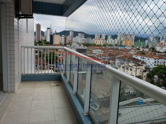 #B-443-1 - Apartamento para Locação em Santos - SP - 1